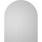 Ekena Millwork Round Top Surface Mount PVC Gable Vent w/ 2"W x 1-1/2"P Brickmould Frame, 16"W x 20"H GVPRT16X2002SN - alternate 3